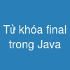 Từ khóa final trong Java