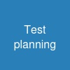 Test planning