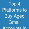 Top 4 Platforms to Buy Aged Gmail Accounts in Bulk..USA