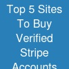 Top 5 Sites To Buy Verified Stripe Accounts
