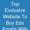 Top Exclusive Website To Buy Edu Emails With USA