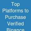 Top Platforms to Purchase Verified Binance Accounts in 2024 ...