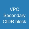 VPC Secondary CIDR block