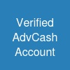 Verified AdvCash Account