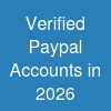 Verified Paypal Accounts in 2026