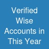 Verified Wise Accounts in This Year