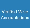 Verified Wise Accounts.docx