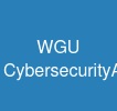 WGU Cybersecurity-Architecture-and-Engineering