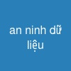 an ninh dữ liệu