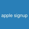 apple signup