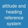 attitude and heading reference system