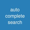 auto complete search