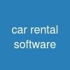 car rental software