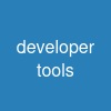 developer tools