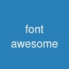 font awesome