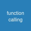 function calling