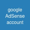 google AdSense account