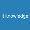 it knowledge