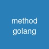 method golang