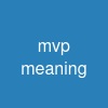 mvp meaning