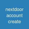 nextdoor account create