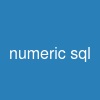 numeric sql