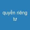 quyền riêng tư