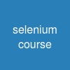 selenium course