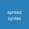 spread syntax