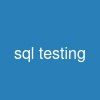 sql testing