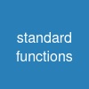 standard functions