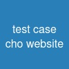 test case cho website