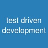 test driven development