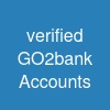 verified GO2bank Accounts
