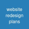 website redesign plans