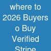 where to 2026 Buyers o Buy Verified Stripe ...