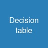 Decision table