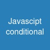 Javascipt conditional