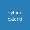 Python extend