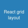 React grid layout
