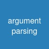 argument parsing