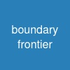 boundary frontier