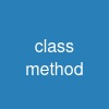 class method