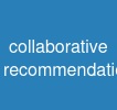 collaborative recommendation