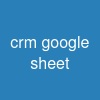crm google sheet