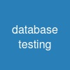 database testing