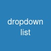 dropdown list