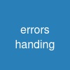 errors handing