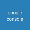 google console