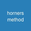 horner's method